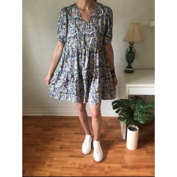 BNWT ICHI Floral Print Dress - Picture 1 of 6